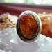 DElightful AMBER Silver RING