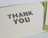 Thank You Gocco card