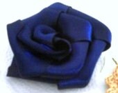 3 D Royal Rosette, Purple Rosebud / Handmade flower Brooch / Royal Hair Clip / Custom made accessories