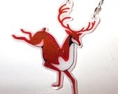 Prancing Reindeer necklace