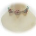 Coppery Brown Polymer Clay Rose Necklace