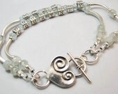 Personalized Mommy Bling Bracelet - 2 strands
