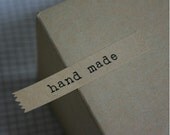 Kraft Hand Made Sticker Labels - 3 Sheets (48 total)