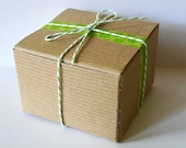 Kraft Gift Box Small 3x3x2 BLANKS  - Set of 20