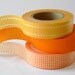 Japanese Masking Washi Tape- Fall Wedding Decoration Set of 3- ORANGE wedding decor 147ft total