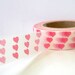 Pink Small Hearts Japanese Washi Tape