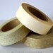 Off White Wedding Decor Floral Japanese Paper Washi Tape with Beige, Champagne Set of 3