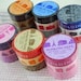BLACK and WHITE Paris Tape Map Monuments japanese masking tapes - Set of 3
