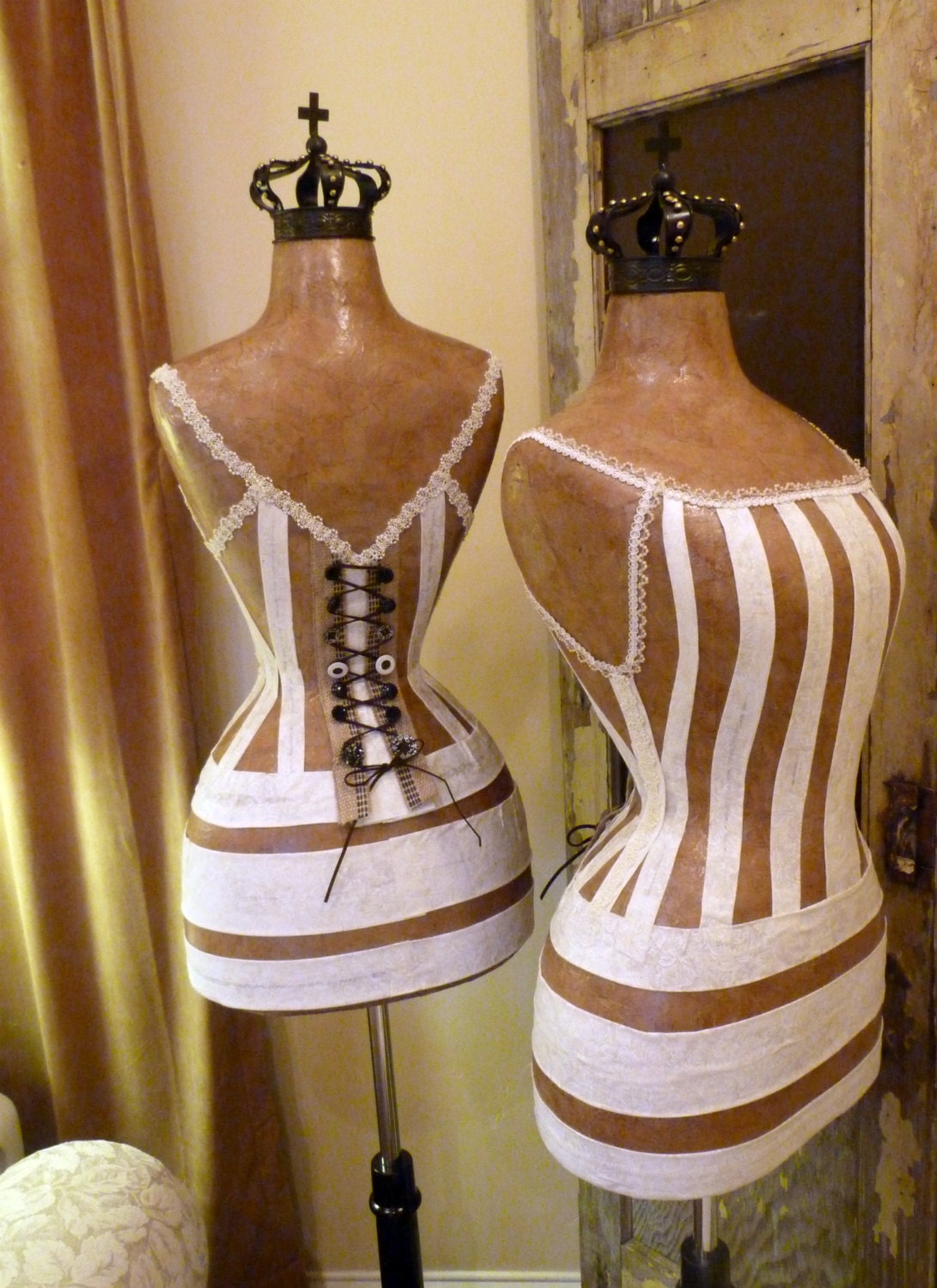 Vinttage Inspired Dress Form Mannequin For Bride Wedding Queen Bee  FREE SHIPPING