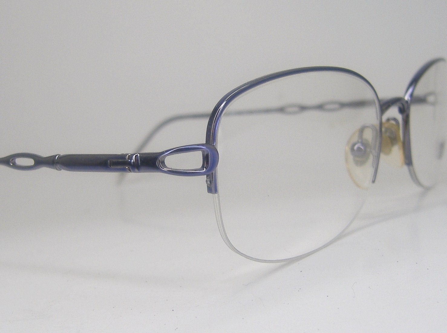 Vintage Purple 70s Eyeglasses Eyewear Frame NOS