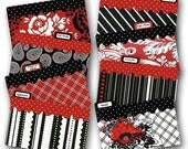 Poppies Recipe Card Dividers Coordinate with Crimson Poppies Recipe Box