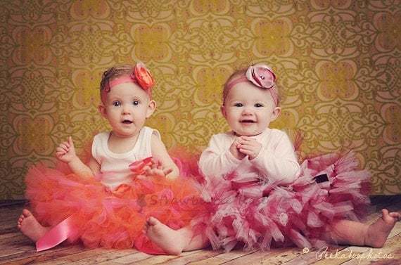 Blushing Rose Baby Tutu Skirt Set