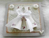 Gift Card Origami  Mini Paper Dress Card