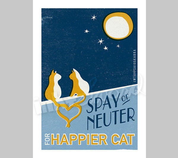 Spay or Neuter - Pet Care - 5x7 Print