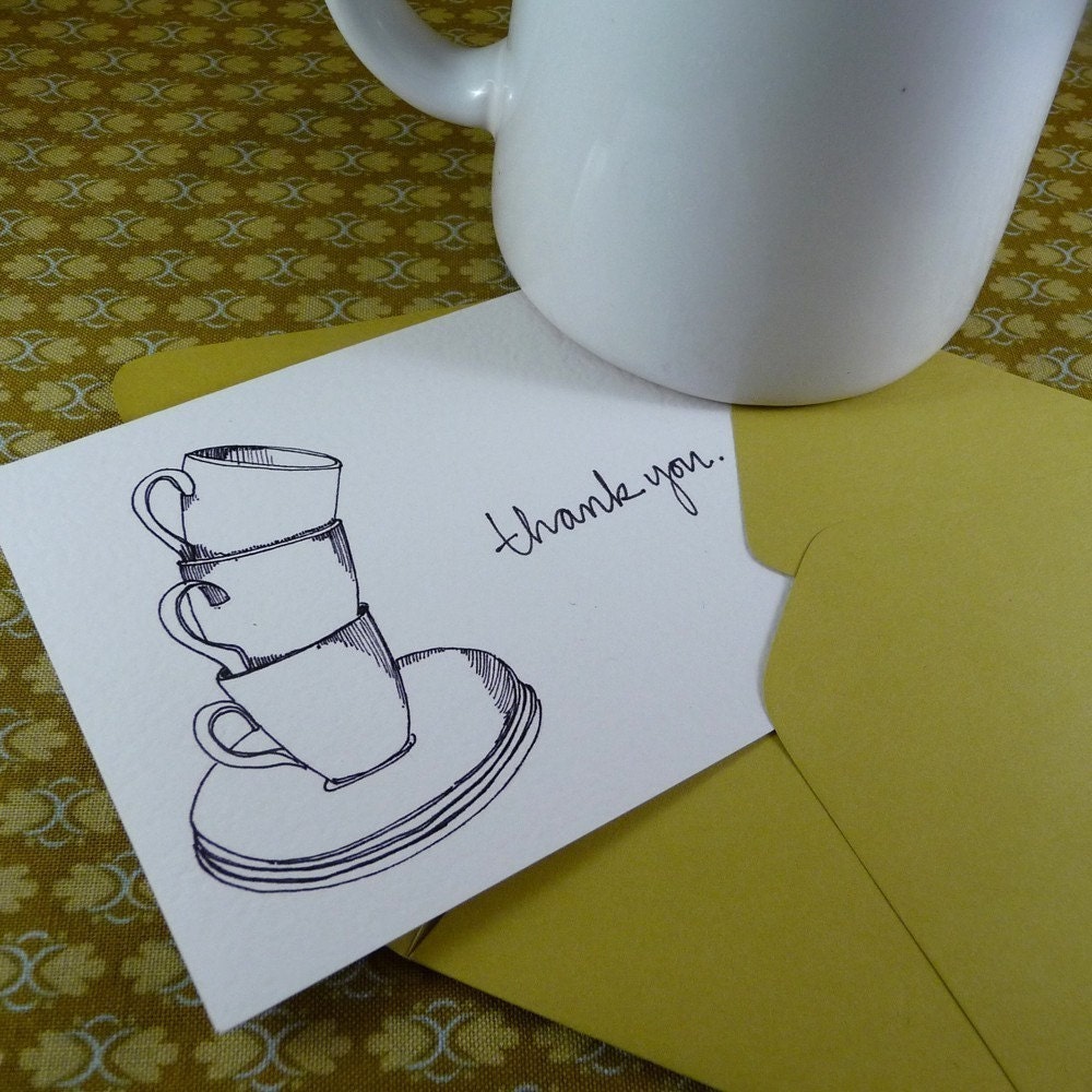 Coffee Coffee Coffee Notecard Set