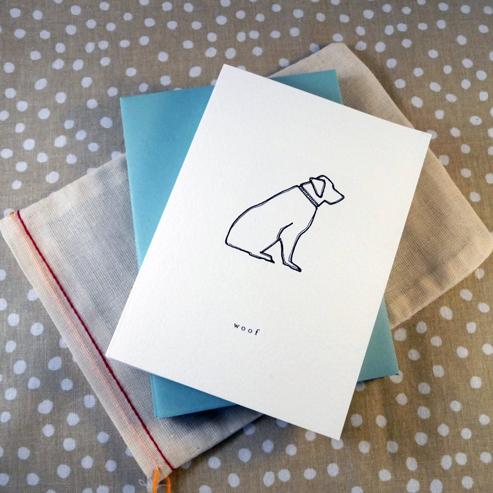 Woof Notecard Set