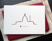 Love from D.C. Notecard Set