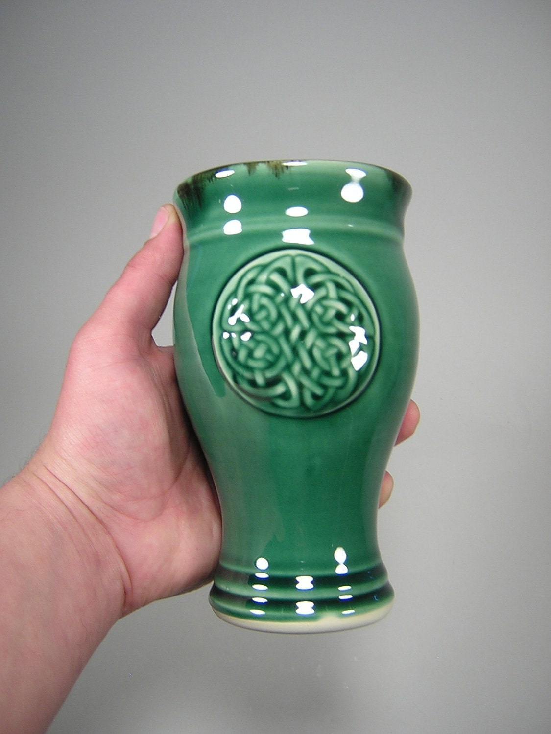 Celtic Beer Mug - Forest Green - (18oz)