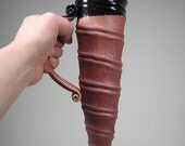 Dragon Horn Beer Mug -- Rhyton / Drinking Horn in Ancient Stain (16oz)