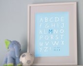 Personalized Alphabet Print