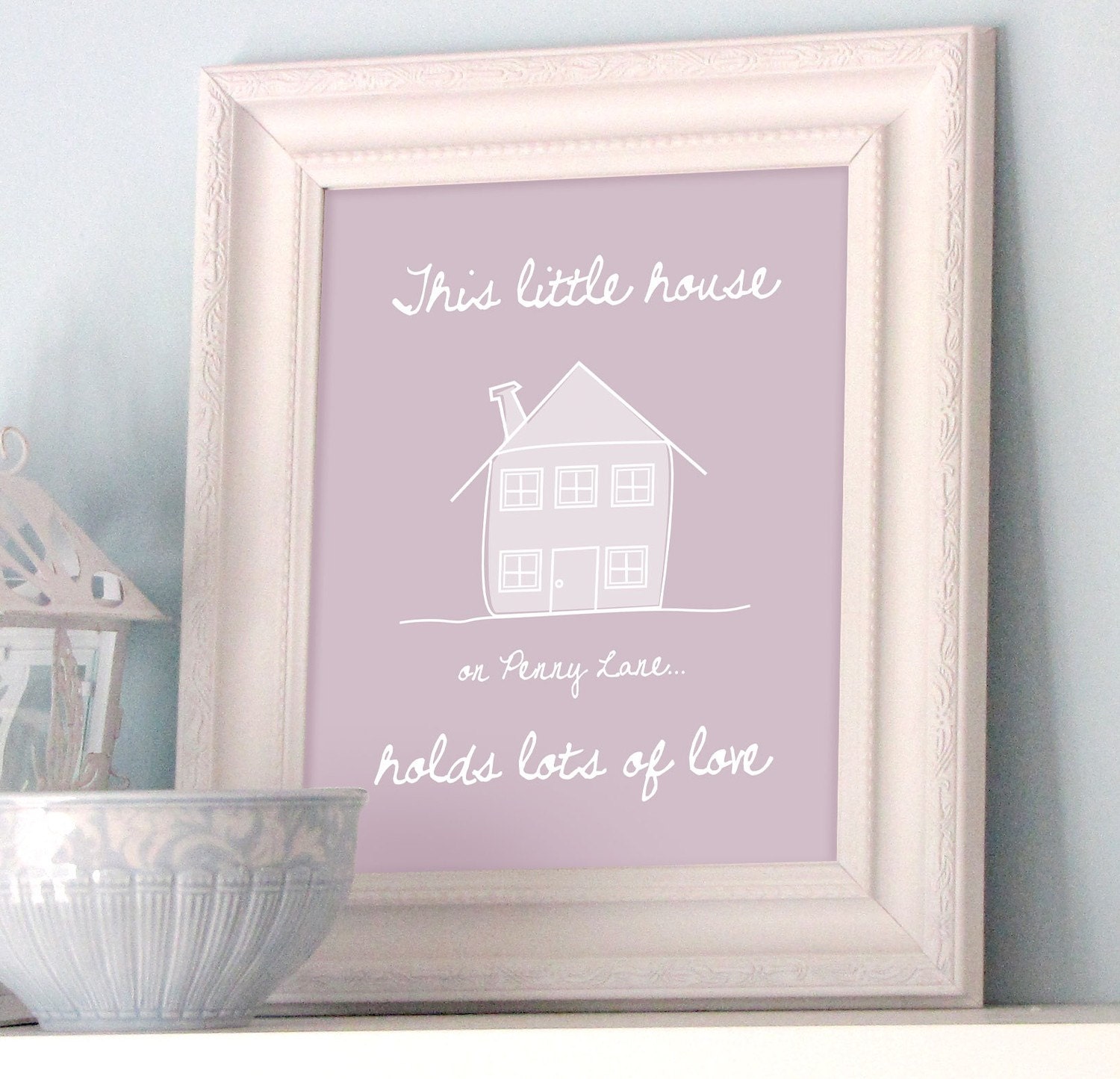 This little House - Personalized Print