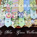 Little Guy SPRING Necktie Tie - Blue Green Collection - (Newborn - 12 months) - Baby Boy Toddler - Custom Order - Wedding - Photo Prop