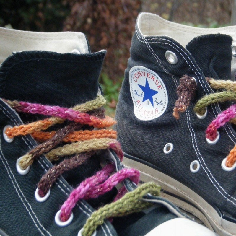 Bootlaces (or Shoelaces) - Knitted