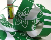 DIY Paper Chain Kit, Kelly Green and White