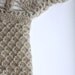 knitted stole shawl blancet afgan color latte or camel with grey shade large with crocheted laces