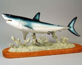 Shark Mako OOAK Sculpture - BlacknickSculpture