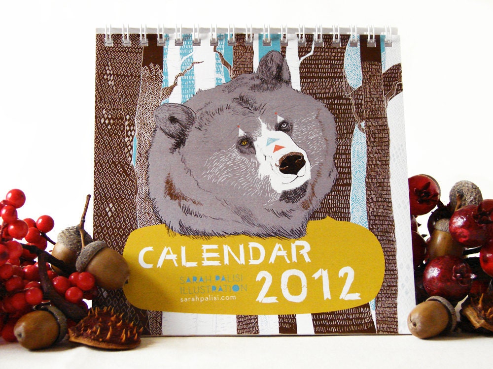 2012 Desk Calendar - All My Woodlanders