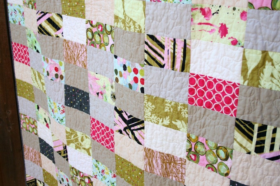 Habitat  Quilt - a Throw Quilt for the Modern Home