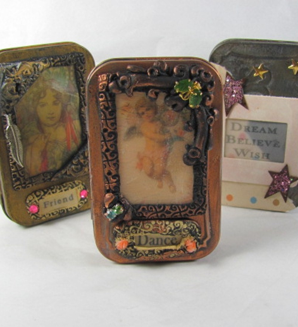 Altered Altoid Tin "Angel Dance"