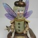 Fairy "Imagine"  Assemblage Art Doll