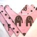 Baby Bibs- 3 Baby Bandana Bibs for Girls Designer Fabrics Elephants and Giraffes