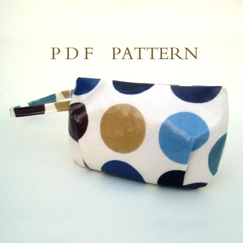 Mini Zipped Wristlet Pouch Downloadable Pattern
