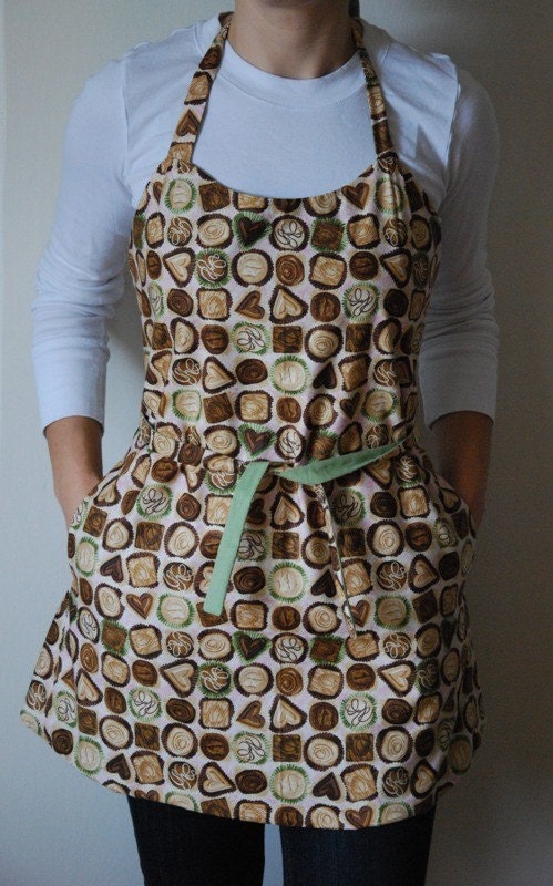reversible chocolate lover apron