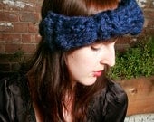 SALE - LuLu's Bow Headband in Purple Heather