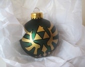 Legend of Zelda Triforce Glass Ornament