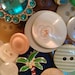 TropicalThemed Button Picture Frame for 4"x6" photo