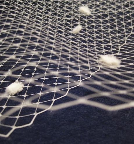 Multipack RWMD Ivory  4 types -  regular ,wide and dotted chenille french netting and English Merry Widow Veiling