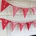 Christmas Pennant Advent Calendar. Handmade by Peppermint Pinwheels