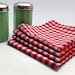 4 Cloth Picnic Napkins - Red Gingham
