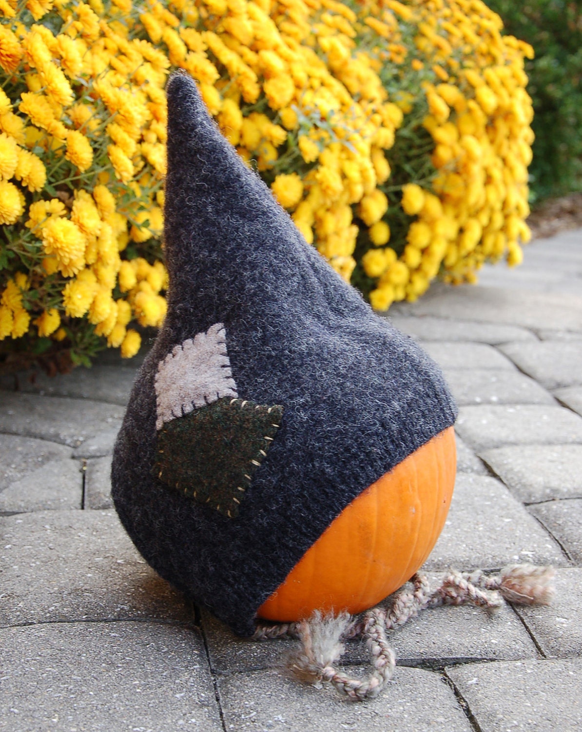 Upcycled Wool Elf Hat
