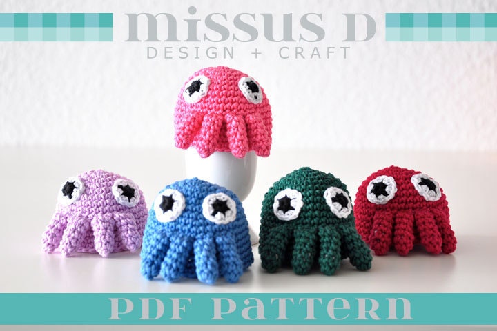 Cthulhu Egg Warmer Cozy Crochet PATTERN