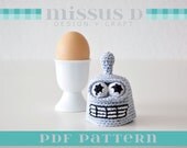 Robot Eggwarmer Amigurumi Crochet PATTERN