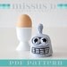 Robot Eggwarmer Amigurumi Crochet PATTERN