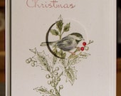Set of 4 Handmade Christmas Cards - Stampin Up BEAUTIFUL SEASON