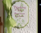 Sympathy Card, Stampin Up Thoughts and Prayers