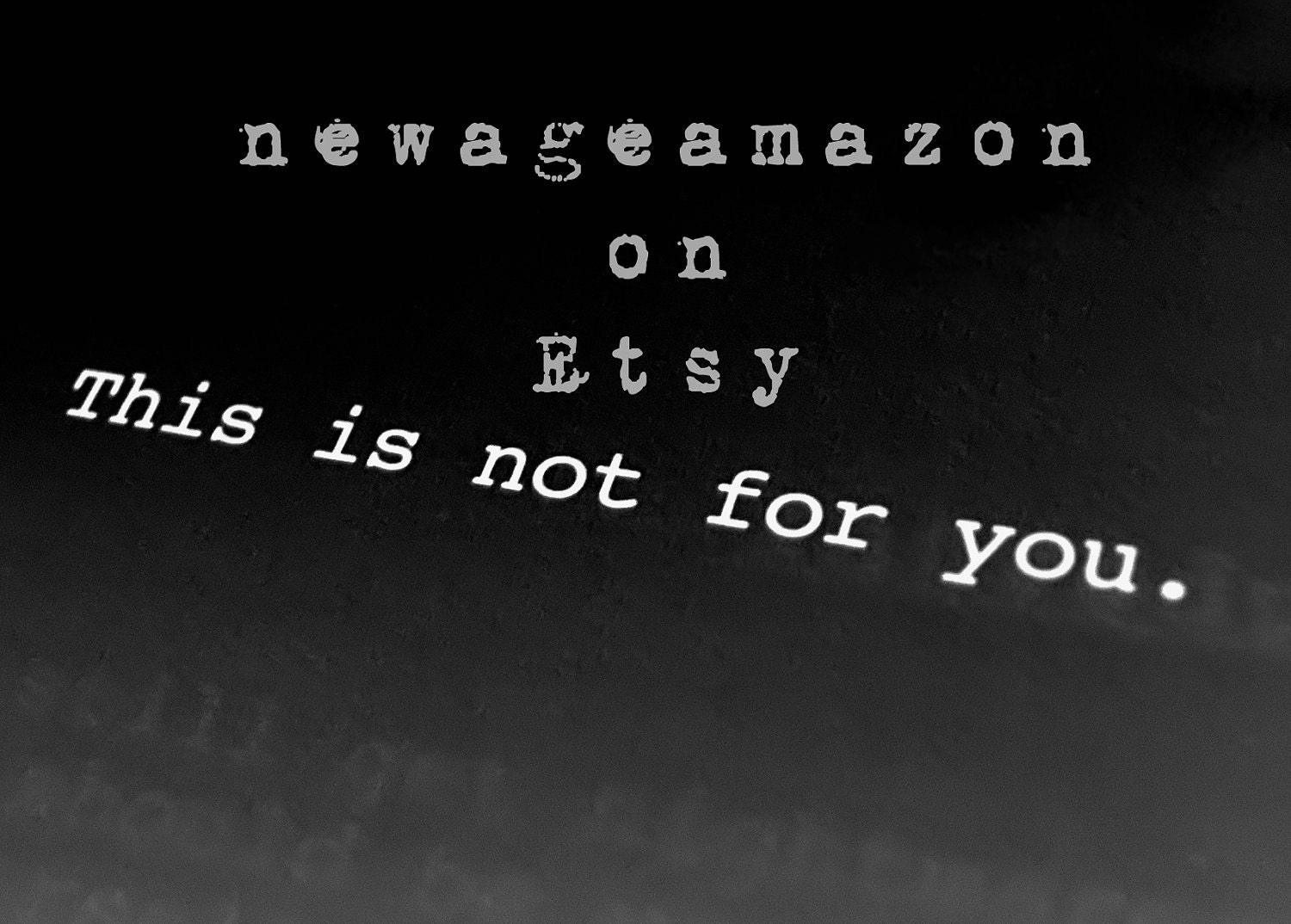 House of Leaves 'This is not for you' 8x10 Photo Print